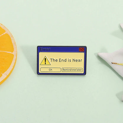 Windows XP Error Message Enamel Pin - Task Failed Successfully