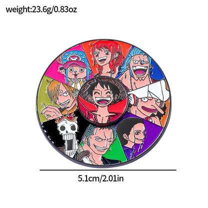 One Piece Zoro Enamel Pin Set - 3 Piece Anime Pins Collection