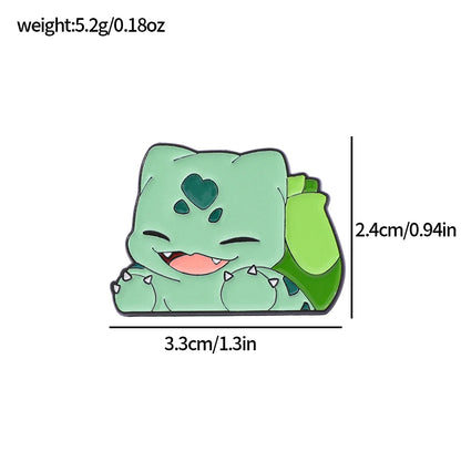 Pokemon Bulbasaur Enamel Pin Set - 5 Piece Pokemon Collection