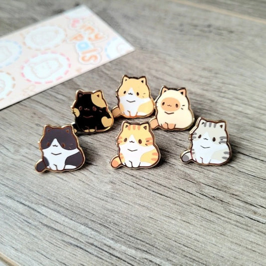 Cute Tiny Cat Enamel Pin