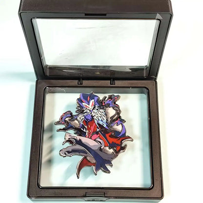 Anime Character Enamel Pin - Collectible Badge with Display Box
