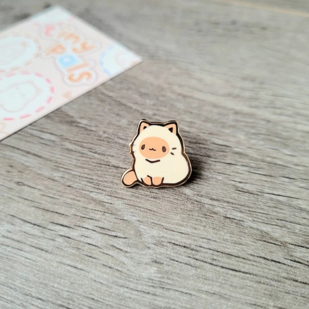 Cute Tiny Cat Enamel Pin