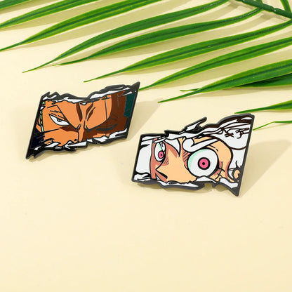 One Piece Zoro Enamel Pin Set - 2 Piece Collection