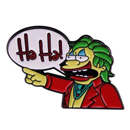 The Simpsons TV Cartoon Series Enamel Pin - 22 characters selections