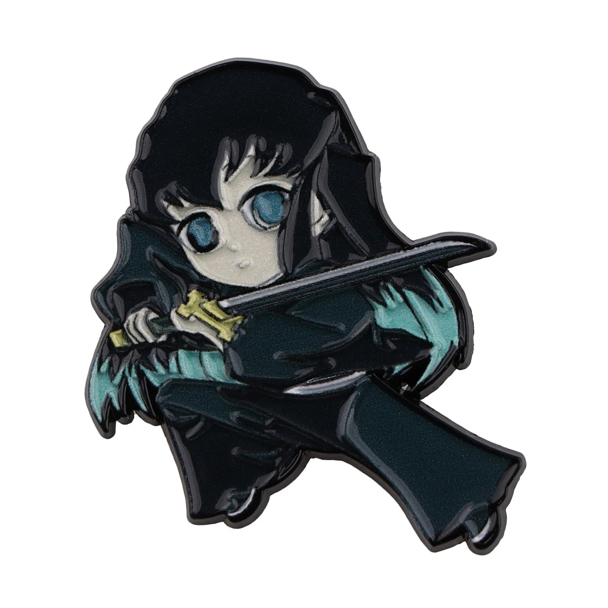 Demon Slayer cute character Enamel Pin -Tanjiro, Nezuko, Zenitsu, Inosuke and Giyu
