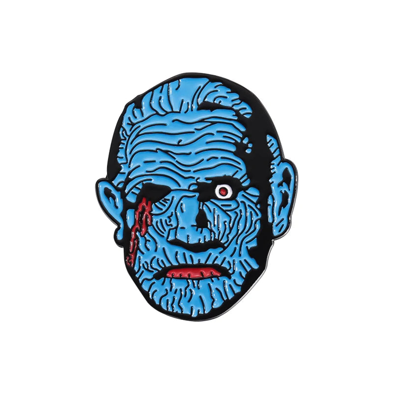 Horror Movie Monster Enamel Pins | Dracula & Classic Villain Brooch (Multiple Selections)
