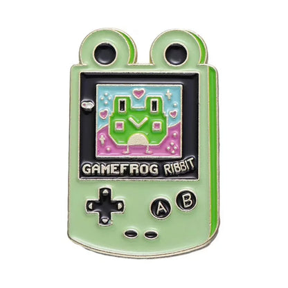 Retro Game Console Enamel Pin - Arcade Gaming Lapel Pin