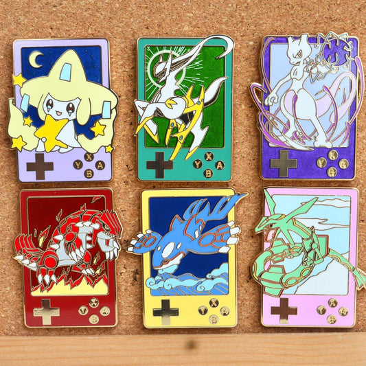 Pokemon Crossover Gameboy Enamel Pin