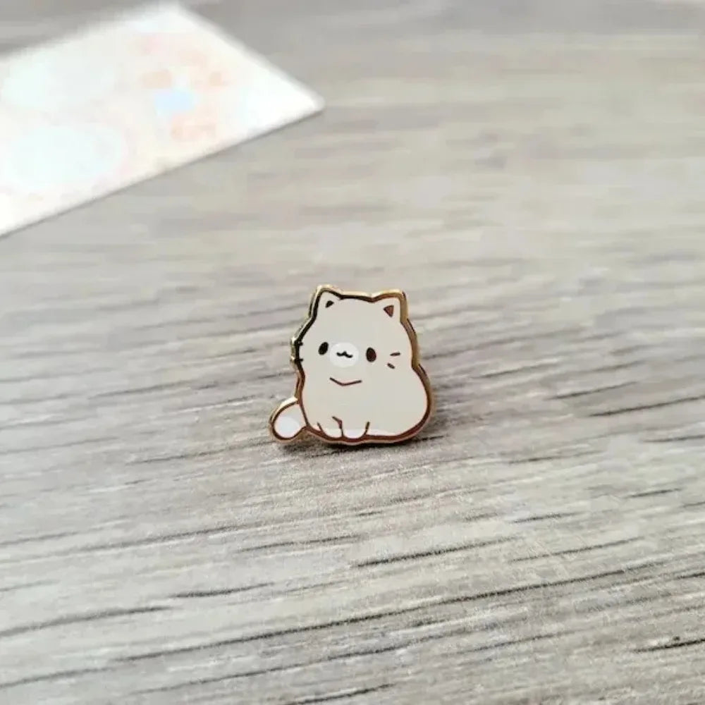 Cute Tiny Cat Enamel Pin