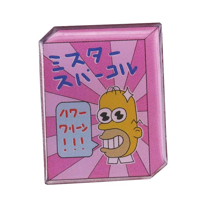 The Simpsons TV Cartoon Series Enamel Pin - 22 characters selections