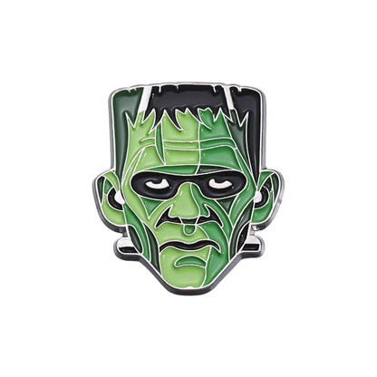 Horror Movie Monster Enamel Pins | Dracula & Classic Villain Brooch (Multiple Selections)