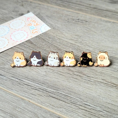 Cute Tiny Cat Enamel Pin
