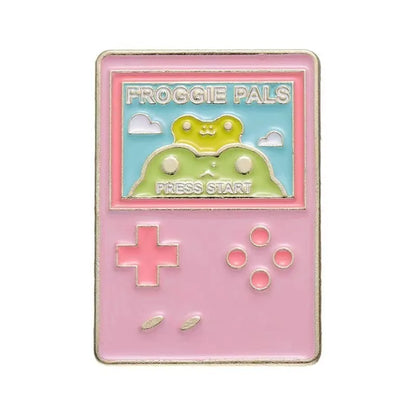 Retro Game Console Enamel Pin - Arcade Gaming Lapel Pin