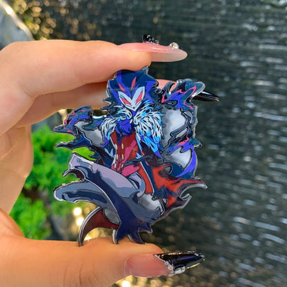 Anime Character Enamel Pin - Collectible Badge with Display Box