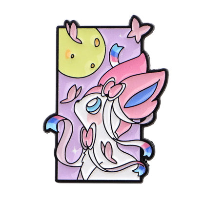Pokemon Multicolour Eevee Enamel Pin