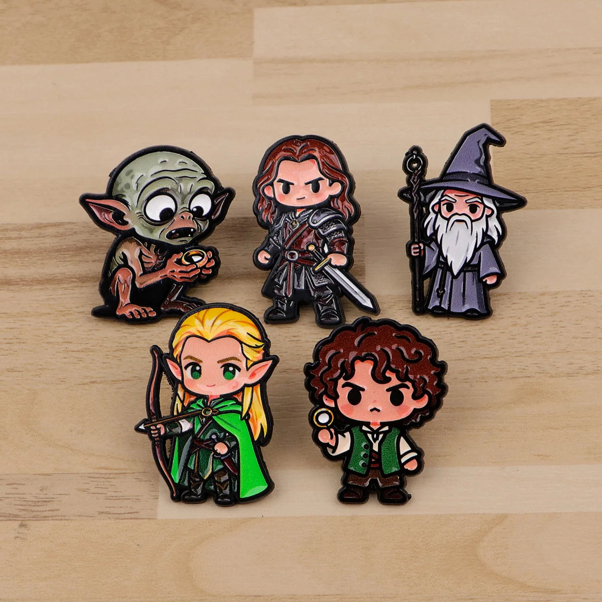 Lord of the Ring Enamel Pins