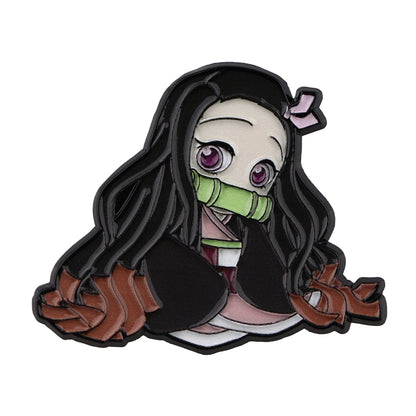 Demon Slayer cute character Enamel Pin -Tanjiro, Nezuko, Zenitsu, Inosuke and Giyu