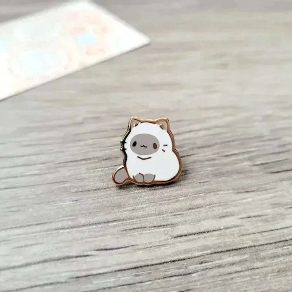 Cute Tiny Cat Enamel Pin