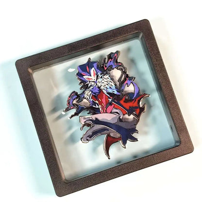 Anime Character Enamel Pin - Collectible Badge with Display Box