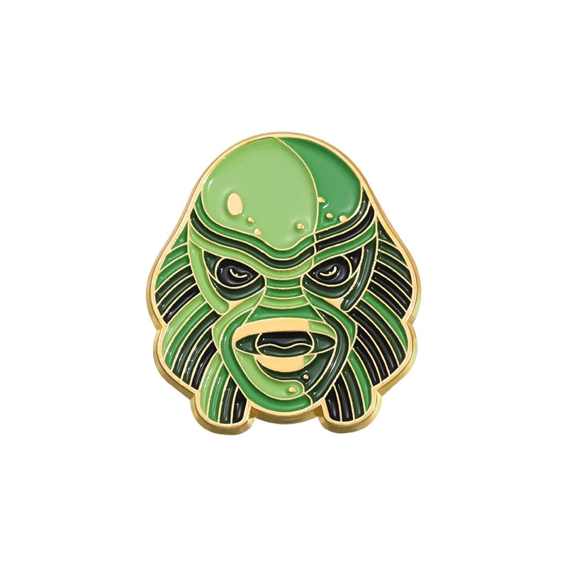 Horror Movie Monster Enamel Pins | Dracula & Classic Villain Brooch (Multiple Selections)