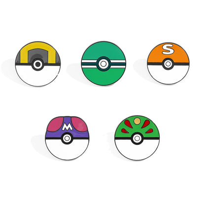 Pokemon Poke Ball Enamel Pin (3-5 Pcs Set)