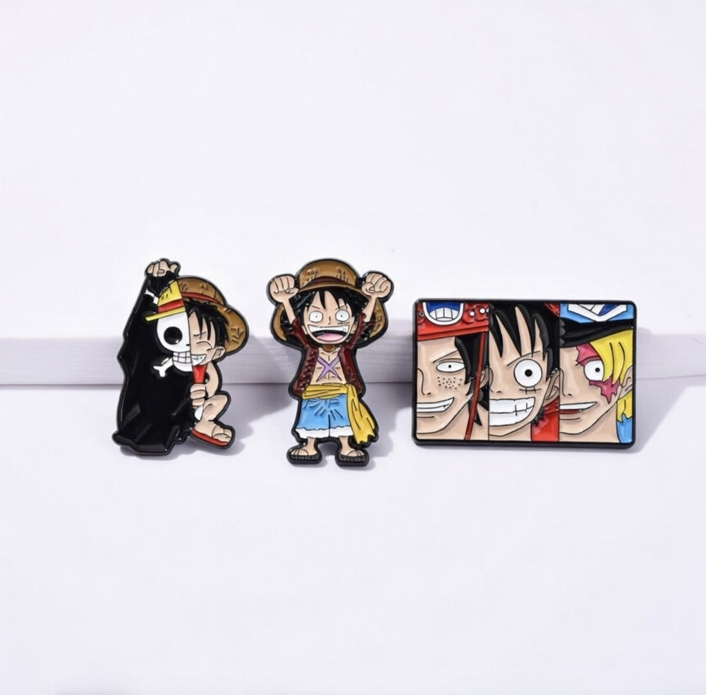 One Piece Character Enamel Pin - (Single)