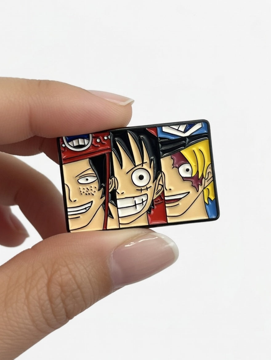 One Piece Character Enamel Pin - (Single)